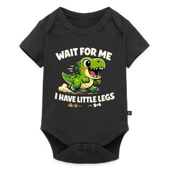 Wait for me - I've got funny short legs - Baby Premium short-sleeve bodysuit - black - Front