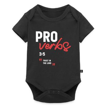 Faites confiance au Seigneur Proverbes 3:5 Verdictet biblique - Body à manches courtes Premium Bébé - noir - Devant
