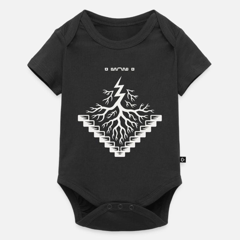 Rooted Staircase Tree - Baby Premium short-sleeve bodysuit - black