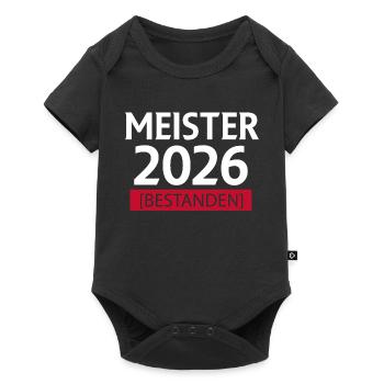 Champion 2026 - Body à manches courtes Premium Bébé - noir - Devant