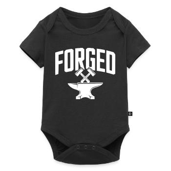 Forged - Baby Premium short-sleeve bodysuit - black - Front