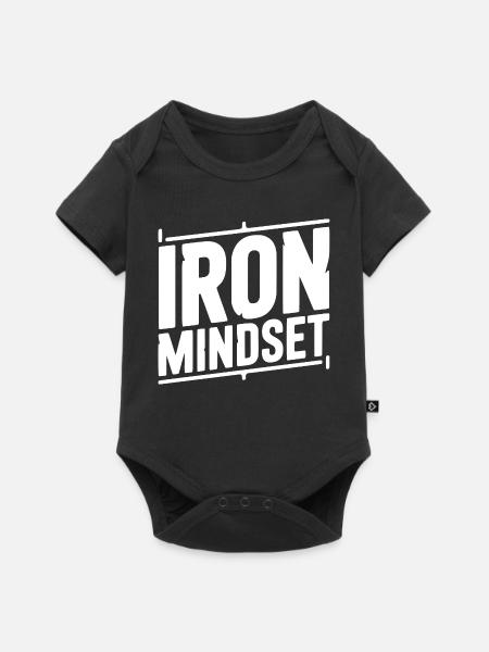 Eiserne Denkweise - Baby Premium Kurzarmbody - Schwarz