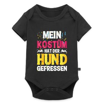 Costume Dog Eaten – Shirt for Carnival Grouches - Baby Premium short-sleeve bodysuit - black - Front