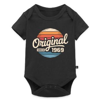 Vintage 1969 Vintage Birthday Gift 1969 - Baby Premium short-sleeve bodysuit - black - Front