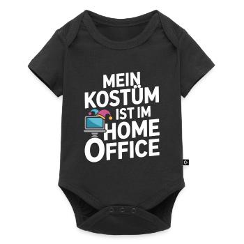 Le costume se trouve dans le bureau du carnaval du bureau principal - Body à manches courtes Premium Bébé - noir - Devant
