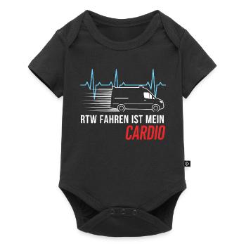 RTW Ambulance Ambulance Rescue Service Paramedic - Baby Premium short-sleeve bodysuit - black - Front