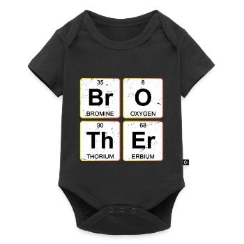 Frère O Th Er Frère Chimie du tableau périodique - Body à manches courtes Premium Bébé - noir - Devant
