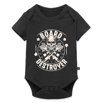 darts - Baby Premium short-sleeve bodysuit - black - Front