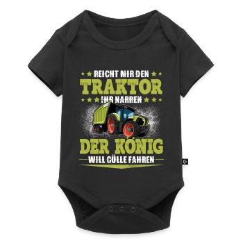 Tracteur agricole - Body à manches courtes Premium Bébé - noir - Devant