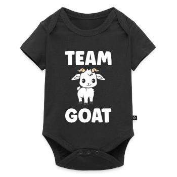 Team Goat Cute Illustration - Baby Premium short-sleeve bodysuit - black - Front
