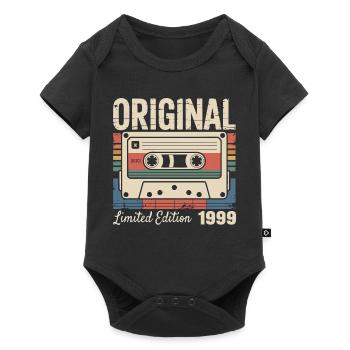 27th Anniversary - Vintage Gift 1999 - Baby Premium short-sleeve bodysuit - black - Front