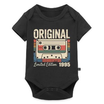 31st Anniversary - Vintage Gift 1995 - Baby Premium short-sleeve bodysuit - black - Front