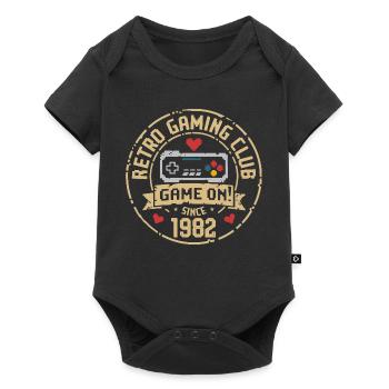 Vintage 1982 Birthday 1982 Gift 1982 - Baby Premium short-sleeve bodysuit - black - Front