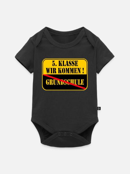 5. Klasse - Baby Premium Kurzarmbody - Schwarz