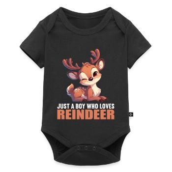 Renne Renne - Body à manches courtes Premium Bébé - noir - Devant