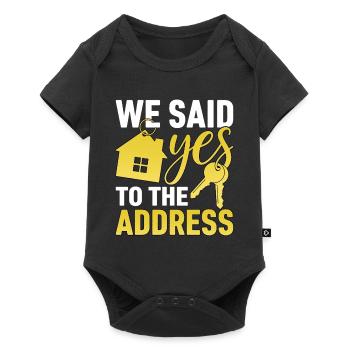 We Said Yes to The Address - Baby Premium short-sleeve bodysuit - black - Front