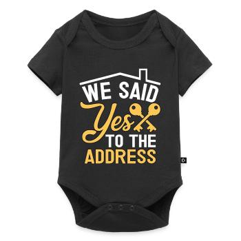 We Said Yes to The Address - Baby Premium short-sleeve bodysuit - black - Front
