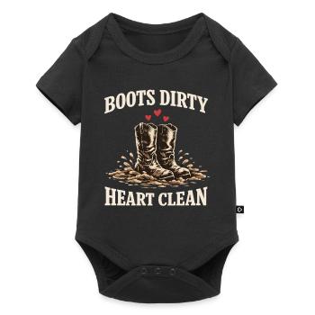Horse People Equestrian Identity Barn - Baby Premium Kurzarmbody - Schwarz - Vorne