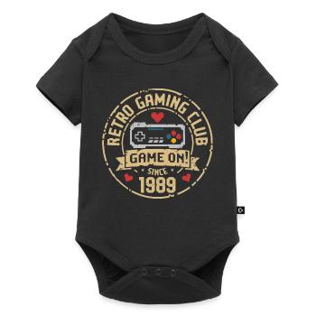 Vintage 1989 Anniversaire 1989 Cadeau 1989 - Body à manches courtes Premium Bébé - noir - Devant
