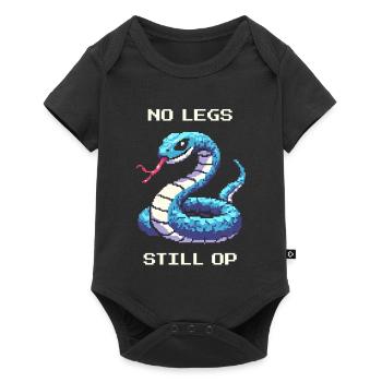 Pas de jambes, mais quand même une opération | Humour de serpent - Body à manches courtes Premium Bébé - noir - Devant