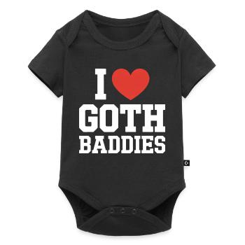 I Love Gothic Baddies - Baby Premium short-sleeve bodysuit - black - Front