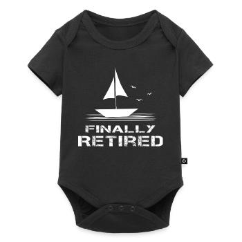 Sailboat Retirement Finally Retired Retirement Start - Baby Premium short-sleeve bodysuit - black - Front
