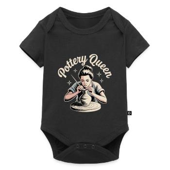 Poterie céramique Humour créatif de boue - Body à manches courtes Premium Bébé - noir - Devant