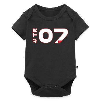 -TR07-2026 - Body à manches courtes Premium Bébé - noir - Devant