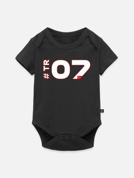 -TR07-2026 - Baby Premium Kurzarmbody - Schwarz