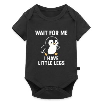 Penguin Saying Humor Meme Funny Gift Idea - Baby Premium short-sleeve bodysuit - black - Front
