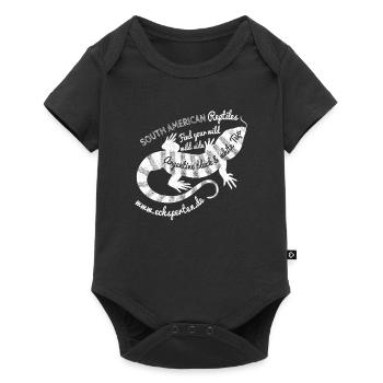 South American lizard - Baby Premium short-sleeve bodysuit - black - Front