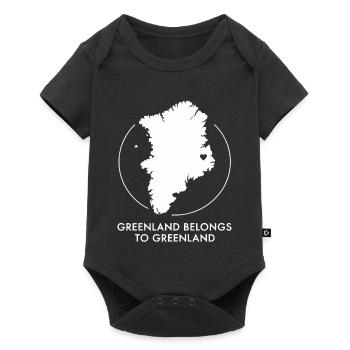 Greenland Belongs To Greenland Sovereignty Protest - Baby Premium short-sleeve bodysuit - black - Front