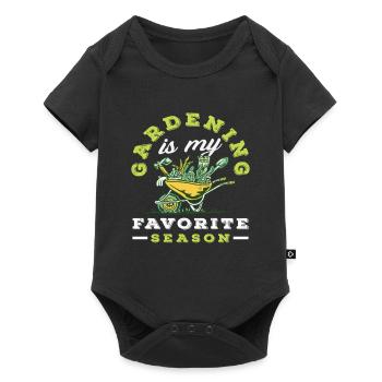 Gardening Favorite Season Funny Gardener - Baby Premium short-sleeve bodysuit - black - Front