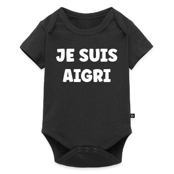 Je suis aigri - Body à manches courtes Premium Bébé - noir - Devant