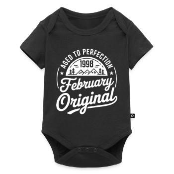 Februar 1998 – Legende der Gipfel und Berge - Baby Premium Kurzarmbody - Schwarz - Vorne