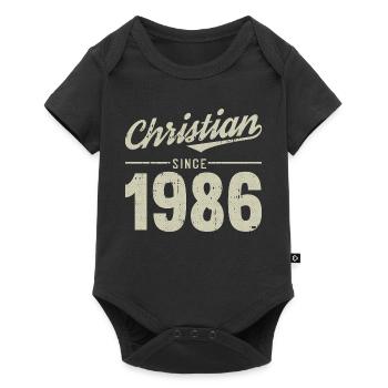 Christian style since 1986 - Baby Premium short-sleeve bodysuit - black - Front