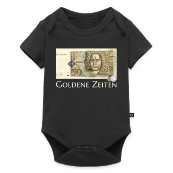 Golden Times DM Retro 50s, Hand Drawing - Baby Premium short-sleeve bodysuit - black - Front