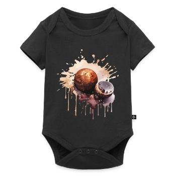 Sucreries au chocolat Pralinés - Body à manches courtes Premium Bébé - noir - Devant