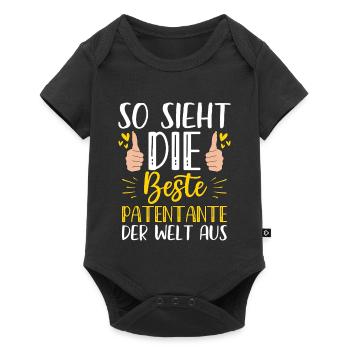 This is what the best godmother in the world looks like - Baby Premium short-sleeve bodysuit - black - Front