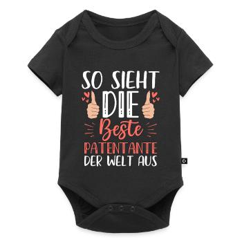 This is what the best godmother in the world looks like - Baby Premium short-sleeve bodysuit - black - Front
