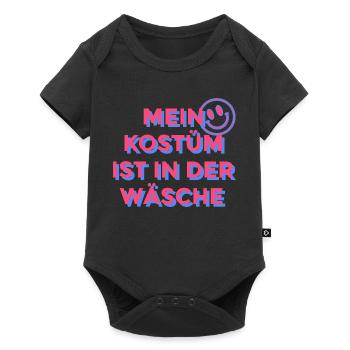 Mon costume est dans la buanderie Carneau - Body à manches courtes Premium Bébé - noir - Devant