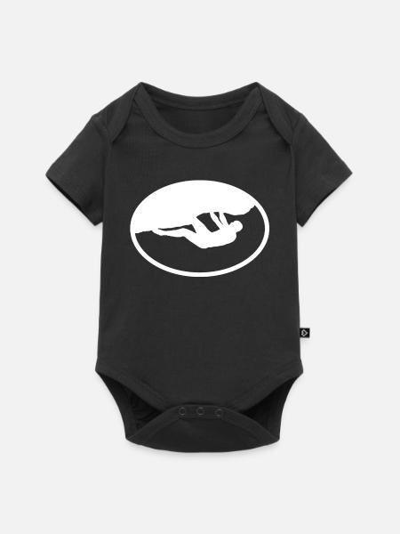 Outdoor Boulderer - Baby Premium Kurzarmbody - Schwarz