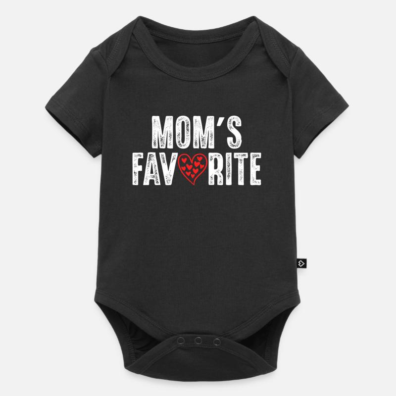 Le préféré de maman - Body à manches courtes Premium Bébé - noir