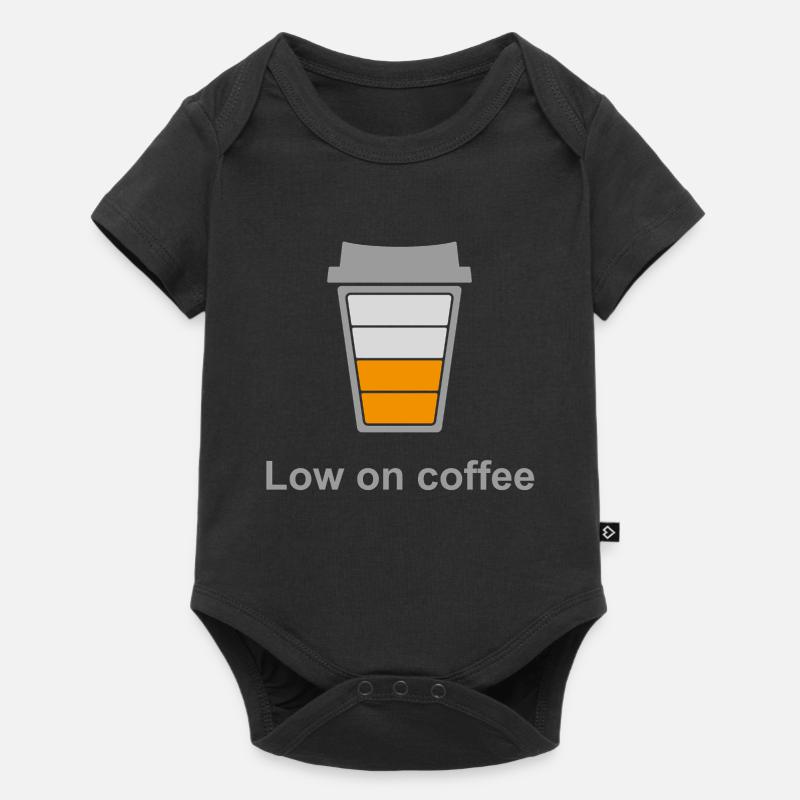 Peu de café - Body à manches courtes Premium Bébé - noir