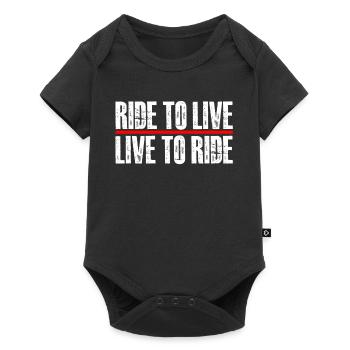 Parcours pour vivre - Body à manches courtes Premium Bébé - noir - Devant