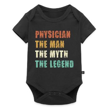T-shirt Légende du Docteur Myth - Body à manches courtes Premium Bébé - noir - Devant