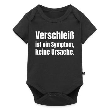 Wear and tear is a symptom - Baby Premium short-sleeve bodysuit - black - Front