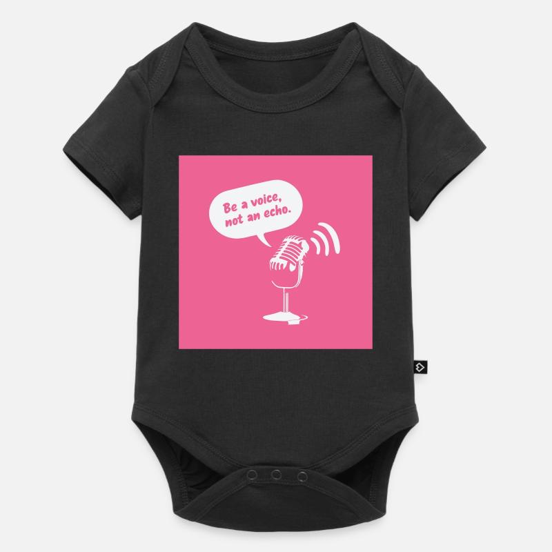 Sois une voix, pas un écho - Body à manches courtes Premium Bébé - noir