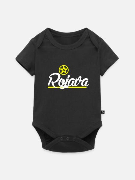 Rojava kurd - Baby Premium Kurzarmbody - Schwarz