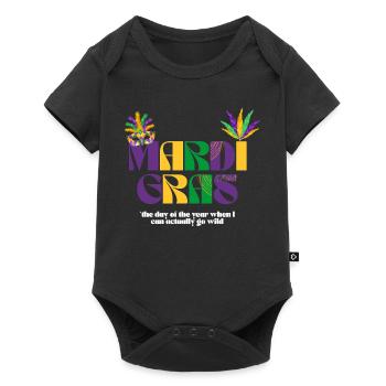 Mardi Gras Festival - Baby Premium short-sleeve bodysuit - black - Front